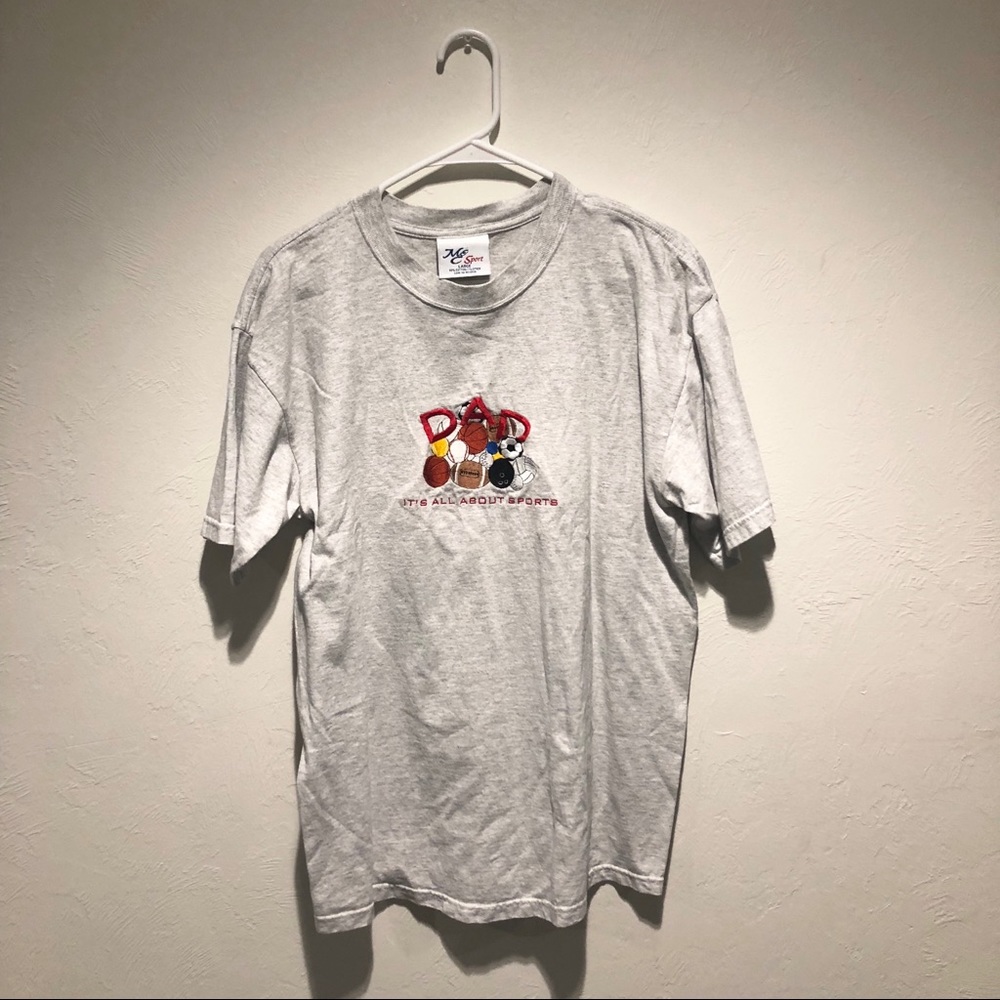 Gray “Dad Sports” Tee